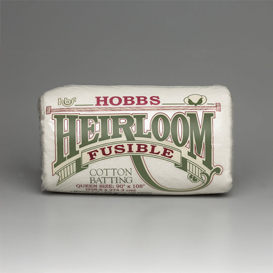 Hobbs - Heirloom Fusible 80/20 Cotton/Poly Blend Batting - Queen