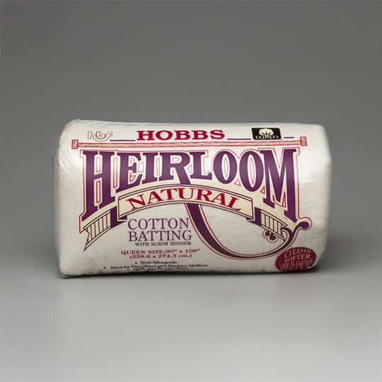 Hobbs - Heirloom 100% Natural Cotton with Scrim Batting - Queen