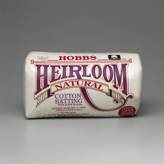 Hobbs - Heirloom 100% Natural Cotton with Scrim Batting - Queen