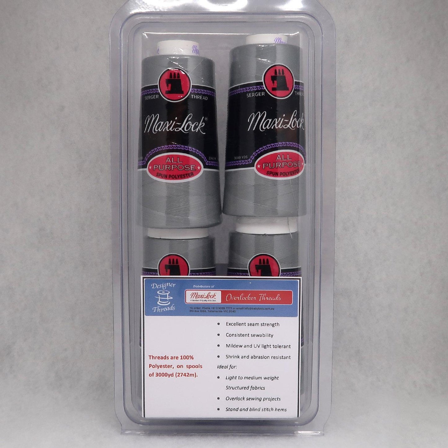 Maxi-Lock - Light Grey 4-Pack