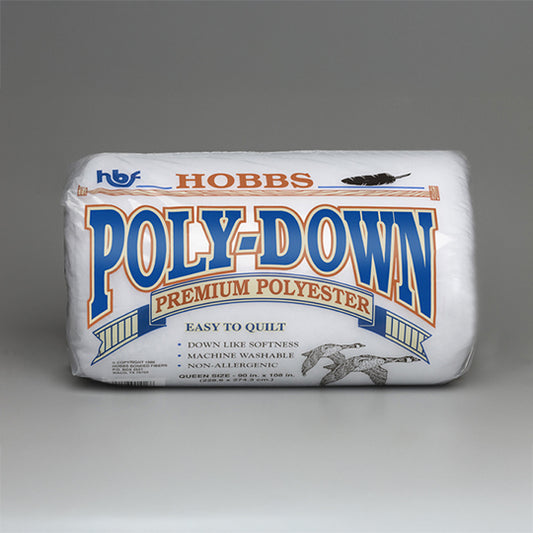 Hobbs Poly-Down Premium Polyester Batting - Queen