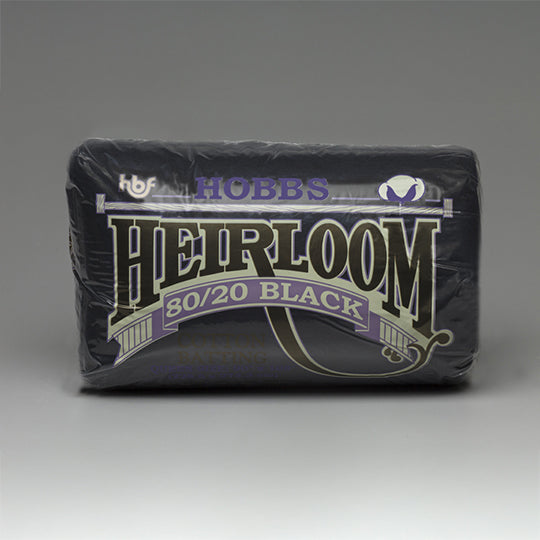 Hobbs - Heirloom Premium 80/20 Black Cotton/Poly Blend Batting - Queen