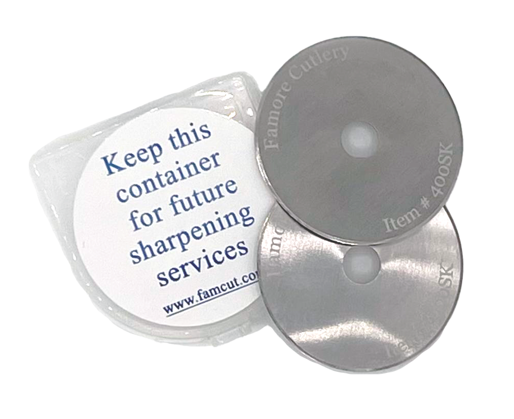 Famoré 45mm Rotary Cutter Replacement Blades - 2 Pack