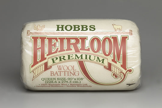 Hobbs - Heirloom Premium 100% Wool Batting - Queen