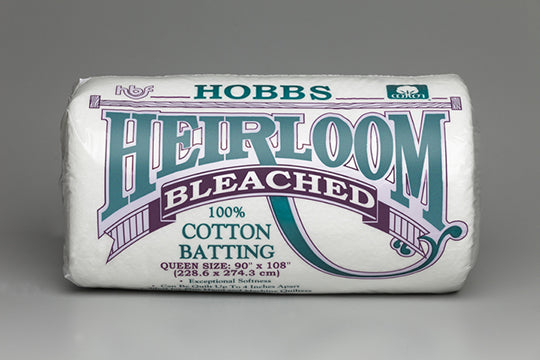 Hobbs - Heirloom Bleached 100% Cotton Batting