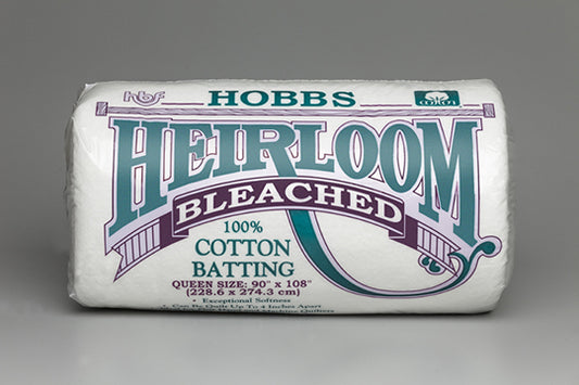 Hobbs - Heirloom Bleached 100% Cotton Batting