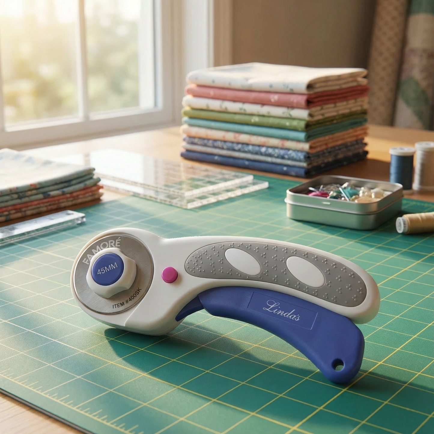 Linda's 60mm Ergonomic Rotary Cutter
